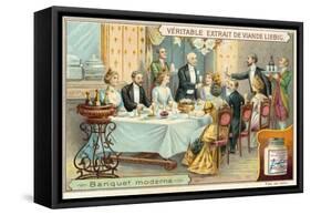 Modern Banquet-null-Framed Stretched Canvas