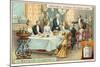 Modern Banquet-null-Mounted Giclee Print