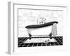 Modern Bath II-Conrad Knutsen-Framed Art Print