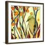 Modern Bird V-Jennifer Lommers-Framed Art Print