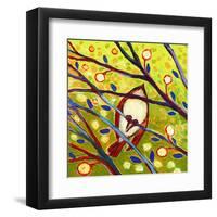 Modern Bird VI-Jennifer Lommers-Framed Art Print