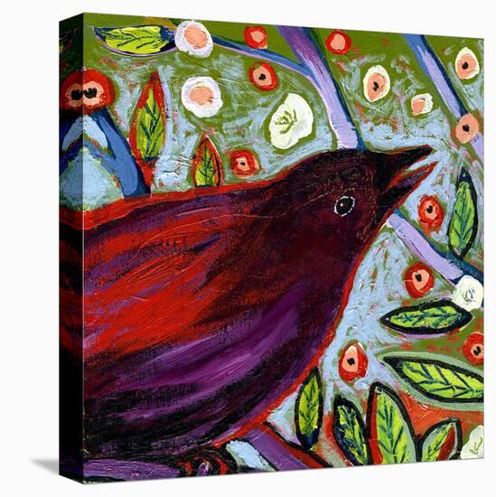 Modern Bird VII-Jennifer Lommers-Stretched Canvas