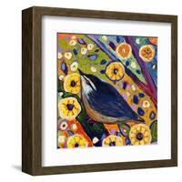 Modern Bird XI-Jennifer Lommers-Framed Art Print