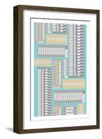 Modern Block-Sarah Evans-Framed Giclee Print