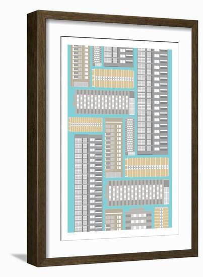 Modern Block-Sarah Evans-Framed Giclee Print