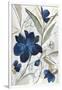 Modern Blue Floral I-Asia Jensen-Framed Art Print