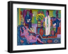 Modern Bohemia, 1924-Ernst Ludwig Kirchner-Framed Giclee Print