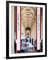 Modern Brewery, Cafe Marly, the Louvre Museum, Glass Pyramids, Paris, France-Philippe Hugonnard-Framed Photographic Print