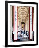 Modern Brewery, Cafe Marly, the Louvre Museum, Glass Pyramids, Paris, France-Philippe Hugonnard-Framed Photographic Print