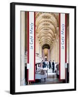 Modern Brewery, Cafe Marly, the Louvre Museum, Glass Pyramids, Paris, France-Philippe Hugonnard-Framed Photographic Print