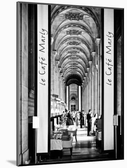 Modern Brewery, Cafe Marly, the Louvre Museum, Glass Pyramids, Paris, France-Philippe Hugonnard-Mounted Photographic Print