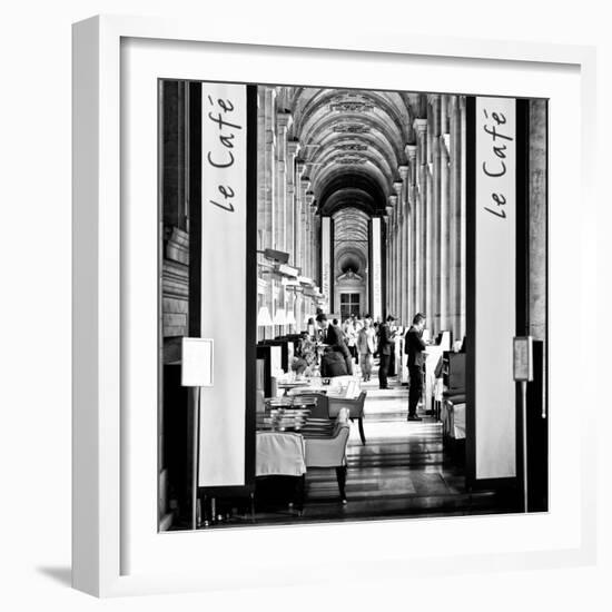 Modern Brewery, Cafe Marly, the Louvre Museum, Glass Pyramids, Paris, France-Philippe Hugonnard-Framed Photographic Print