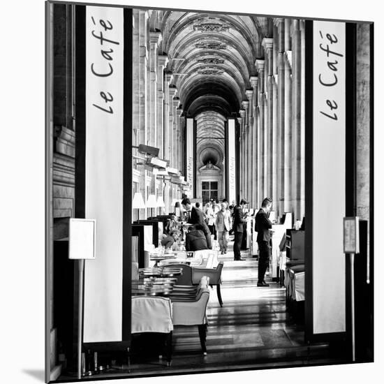 Modern Brewery, Cafe Marly, the Louvre Museum, Glass Pyramids, Paris, France-Philippe Hugonnard-Mounted Photographic Print