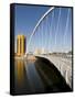 Modern Bridge, Astana, Kazakhstan, Central Asia-Michael Runkel-Framed Stretched Canvas