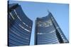 Modern Building, Gae Aulenti Square, Milan, Lombardy, Italy, Europe-Vincenzo Lombardo-Stretched Canvas