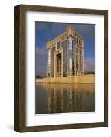 Modern Building, the Antigone Complex, Overlooking Water, Montpellier, Languedoc Roussillon, France-Miller John-Framed Photographic Print