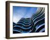 Modern Building with Aeroplane Above-Craig Roberts-Framed Photographic Print