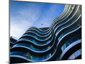 Modern Building with Aeroplane Above-Craig Roberts-Mounted Photographic Print