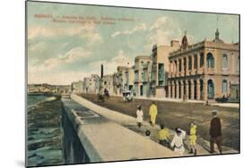 Modern Buildings in Gulf Avenue, Havana, Cuba, C1910-null-Mounted Giclee Print