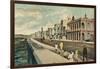 Modern Buildings in Gulf Avenue, Havana, Cuba, C1910-null-Framed Giclee Print