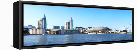 Modern Buildings in Parque Das Nacoes, Lisbon, Portugal, Europe-G&M Therin-Weise-Framed Stretched Canvas