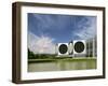 Modern Buildings of the Vasarely Foundation at Aix En Provence, Provence, France, Europe-Westwater Nedra-Framed Photographic Print