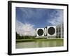 Modern Buildings of the Vasarely Foundation at Aix En Provence, Provence, France, Europe-Westwater Nedra-Framed Photographic Print