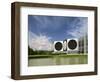 Modern Buildings of the Vasarely Foundation at Aix En Provence, Provence, France, Europe-Westwater Nedra-Framed Photographic Print