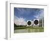 Modern Buildings of the Vasarely Foundation at Aix En Provence, Provence, France, Europe-Westwater Nedra-Framed Photographic Print