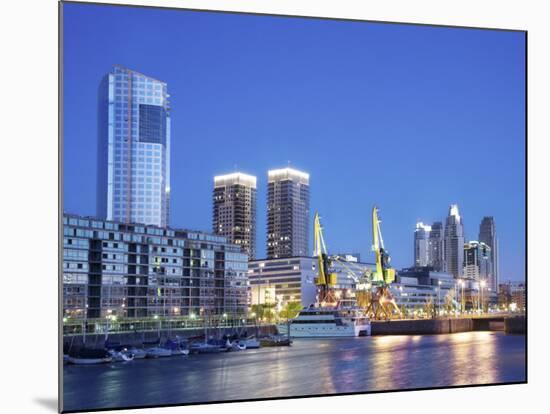 Modern Buildings, Puerto Madero, Buenos Airess, Argentina-Demetrio Carrasco-Mounted Photographic Print