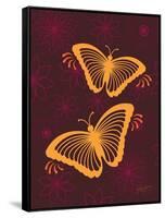 Modern Butterflies-Patty Young-Framed Stretched Canvas