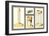 Modern Candle Holders-null-Framed Art Print