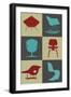 Modern Chair Collection I-Anita Nilsson-Framed Art Print