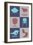 Modern Chair Collection-Anita Nilsson-Framed Art Print