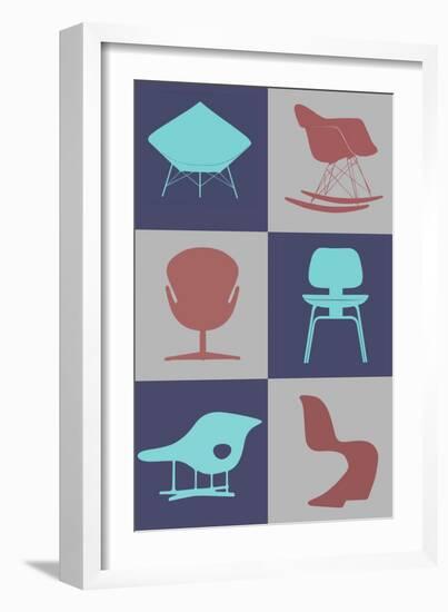 Modern Chair Collection-Anita Nilsson-Framed Art Print