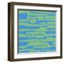 Modern Circuit V-Charles McMullen-Framed Art Print