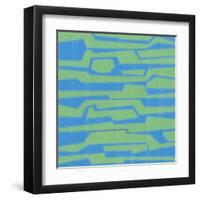 Modern Circuit V-Charles McMullen-Framed Art Print