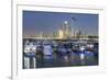 Modern city skyline and Marina, Abu Dhabi, United Arab Emirates, UAE-Gavin Hellier-Framed Photographic Print