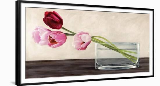 Modern Composition, Tulips-Shin Mills-Framed Art Print