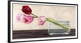 Modern Composition, Tulips-Shin Mills-Framed Art Print