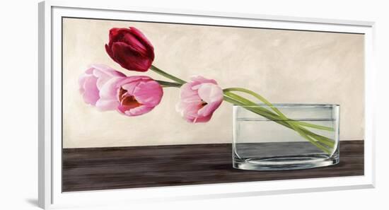 Modern Composition, Tulips-Shin Mills-Framed Art Print