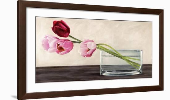 Modern Composition, Tulips-Shin Mills-Framed Art Print