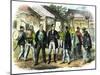 Modern Costumes of Japanese Officers, 1866-null-Mounted Giclee Print