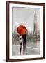 Modern Couple in New York-Ruane Manning-Framed Art Print