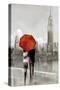 Modern Couple in New York-Ruane Manning-Stretched Canvas