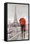 Modern Couple in Paris-Ruane Manning-Framed Stretched Canvas