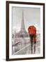 Modern Couple in Paris-Ruane Manning-Framed Art Print