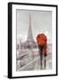 Modern Couple in Paris-Ruane Manning-Framed Art Print