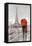 Modern Couple in Paris-Ruane Manning-Framed Stretched Canvas