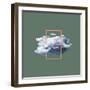 Modern design, contemporary art collage-Volodymyr Melnyk-Framed Art Print